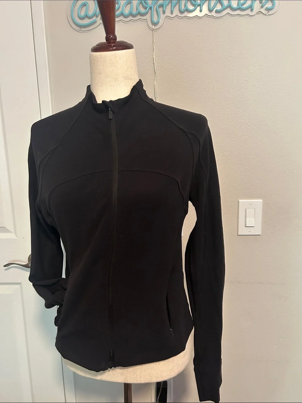 lululemon athletica Black Full-Zip Jacket